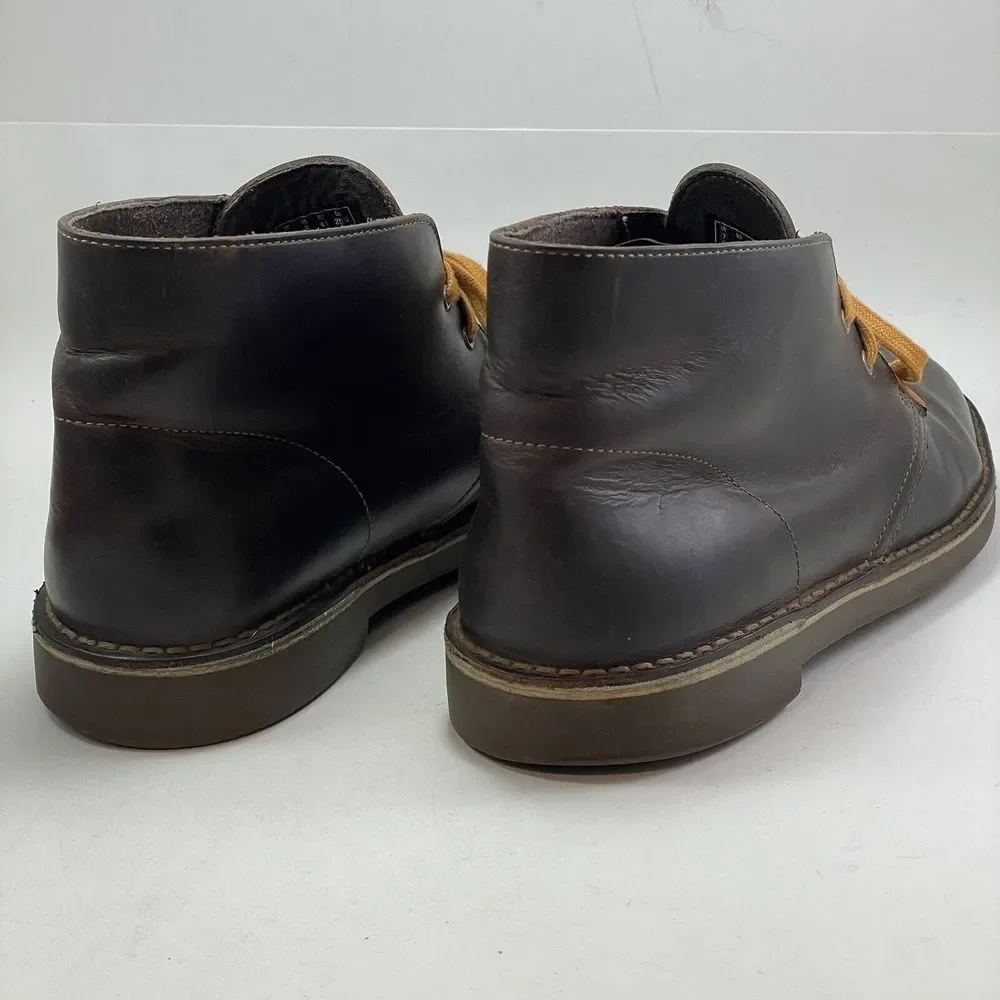 Clarks Original Desert Boot Men's 8 Brown Beeswax Leather Lace Up Comfort Shoes